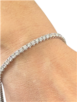 Bracciale Gioielleria Sorrentino Donna Lab Grown Diamonds in Oro bianco Diamante Lab Grown 6.20 Ct 1LBBTENNIS1 - 1LBBTENNIS1